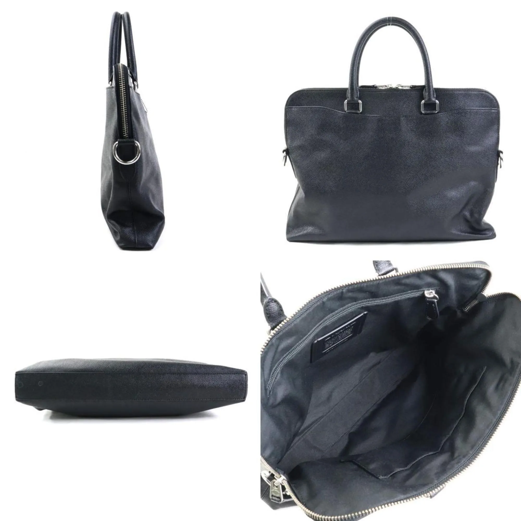 Coach Leather Handbag Shoulder Bag (Pre-Owned)