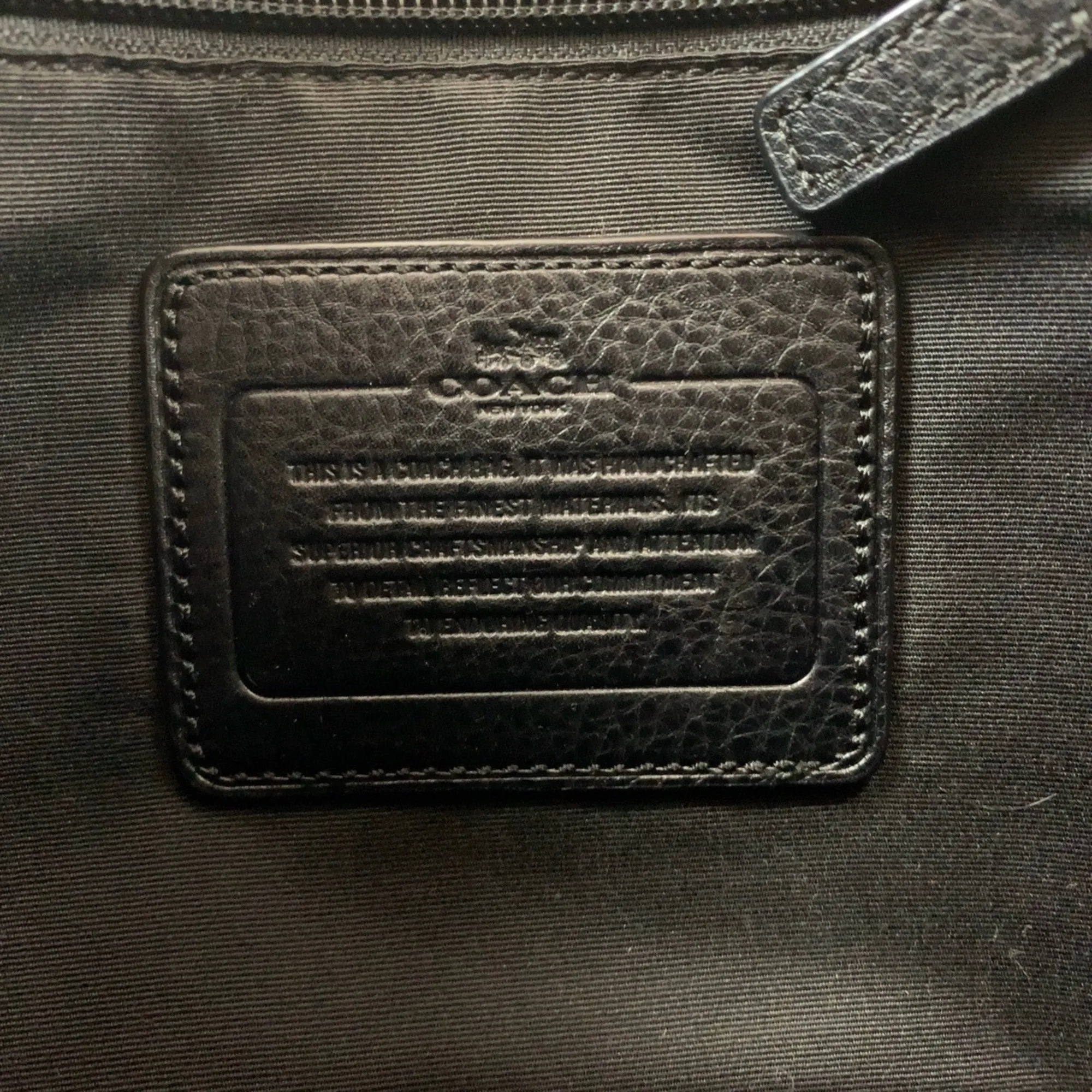Coach Leather Pochette Shoulder Bag (Pre-Owned)