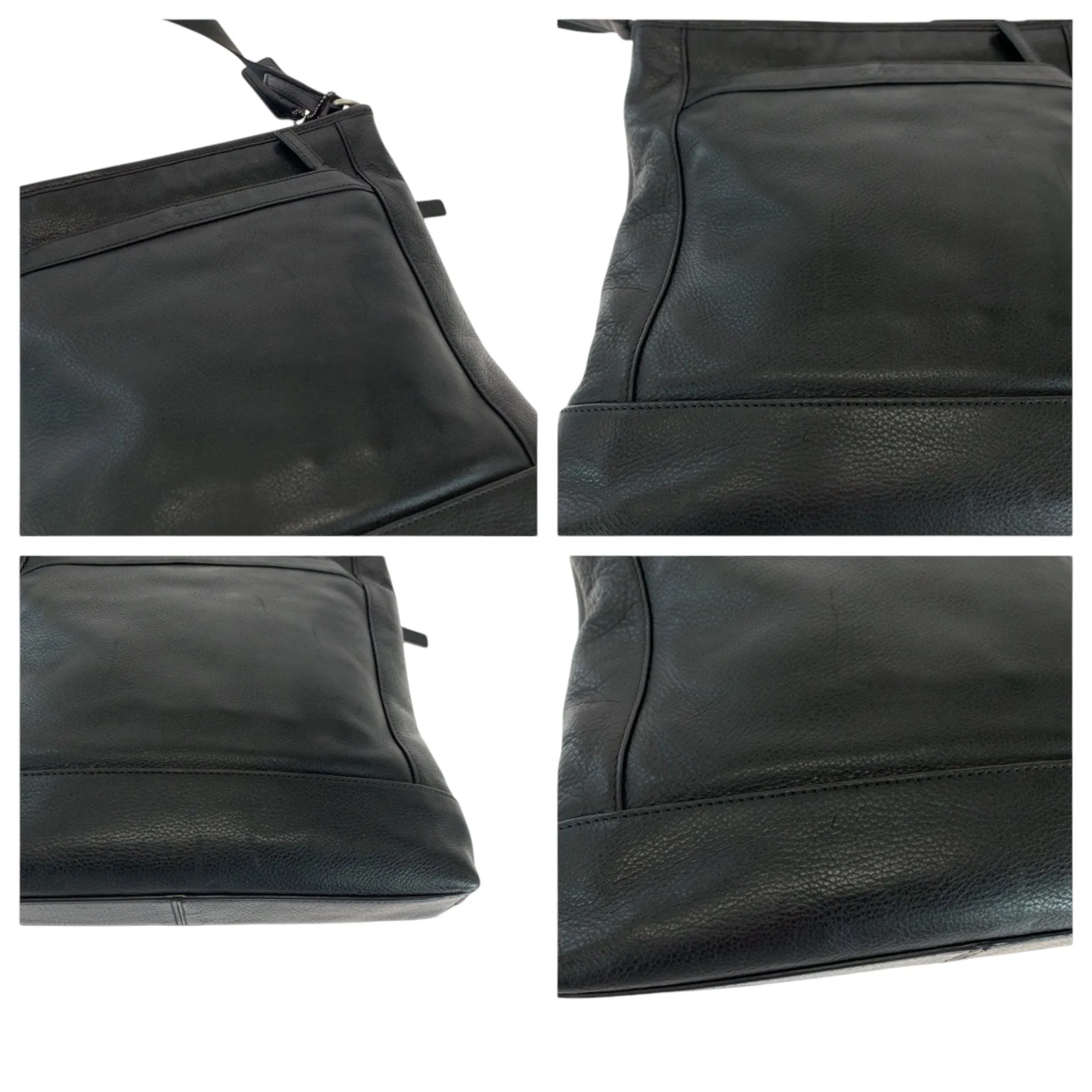 Coach Leather Pochette Shoulder Bag (Pre-Owned)