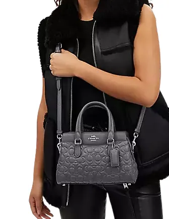 Coach Mini Darcie Carryall With Signature