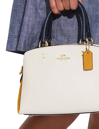 Coach Mini Lillie Carryall In Colorblock
