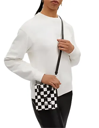 Coach North South Mini Tote With Checkerboard Print