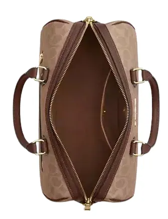 Coach Rowan Large Satchel Bag In Signature Canvas
