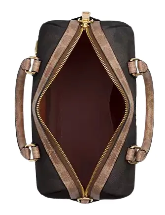 Coach Rowan Satchel Bag In Blocked Signature Canvas