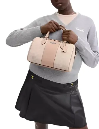Coach Rowan Satchel Bag In Signature Canvas