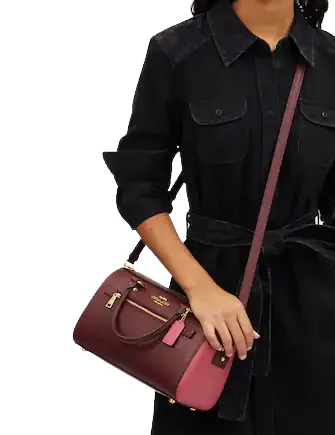 Coach Rowan Satchel In Colorblock