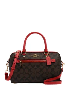 Coach Rowan Satchel In Signature Canvas