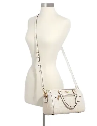 Coach Rowan Satchel In Signature Leather