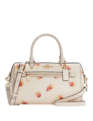 Coach Rowan Satchel With Pop Floral Print