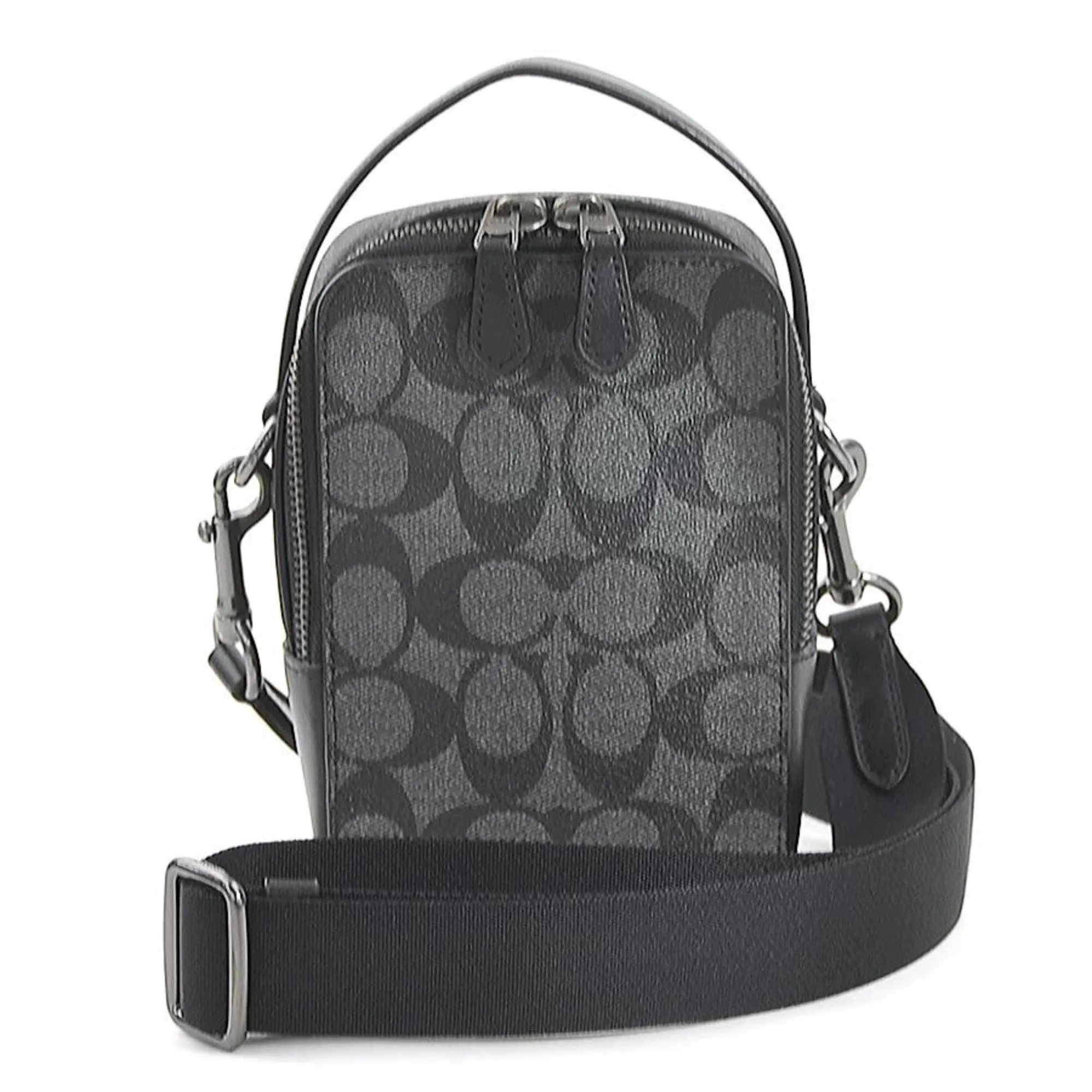 Coach Signature Leather Shoulder Bag (Pre-Owned)