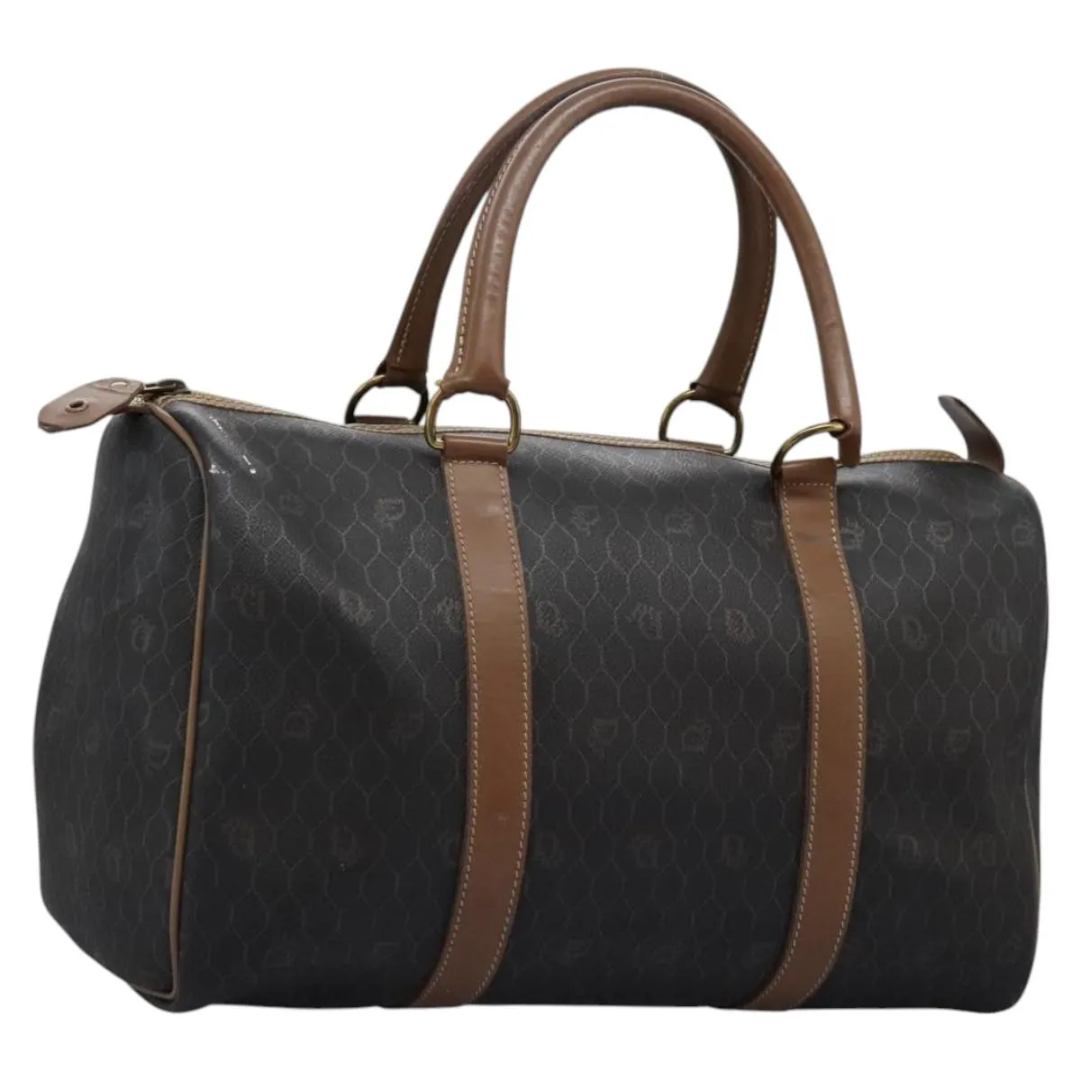 Dior Honeycomb Canvas Travel Bag (Pre-Owned)