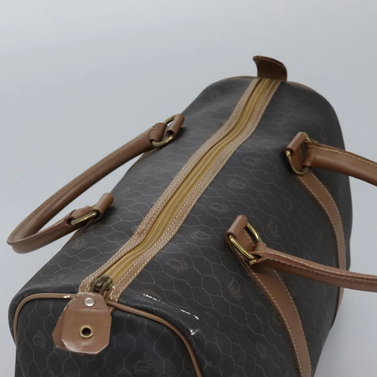 Dior Honeycomb Canvas Travel Bag (Pre-Owned)
