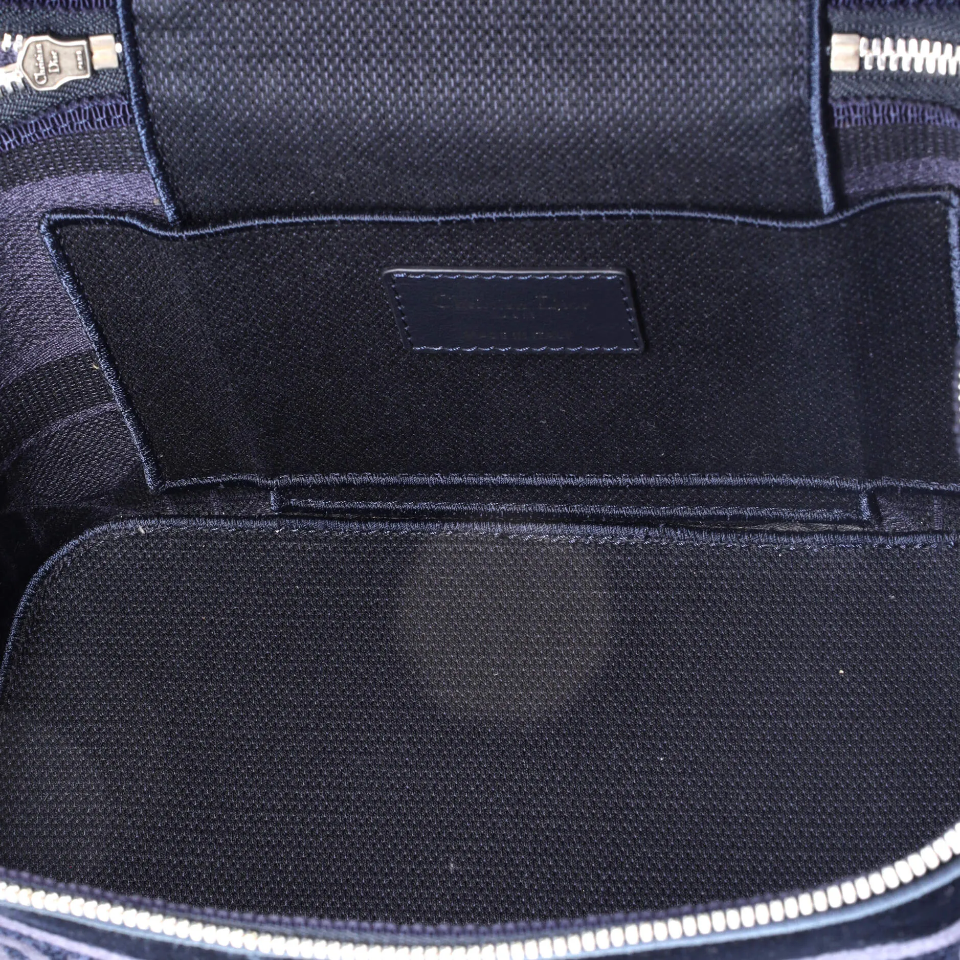 DiorTravel Vanity Case Cannage Embroidered Velvet