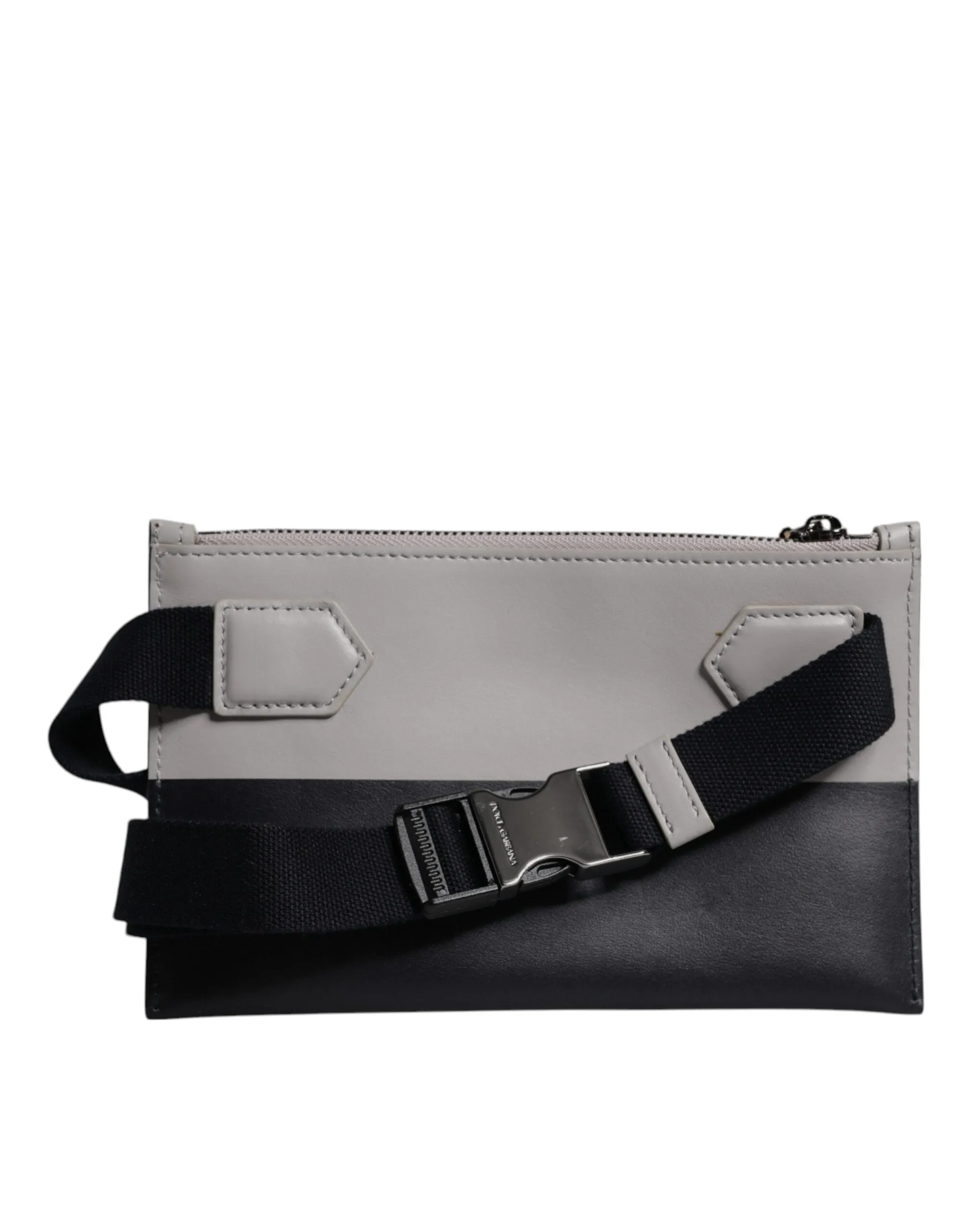 Dolce & Gabbana  Leather Logo Embossed Crossbody Men's Bag