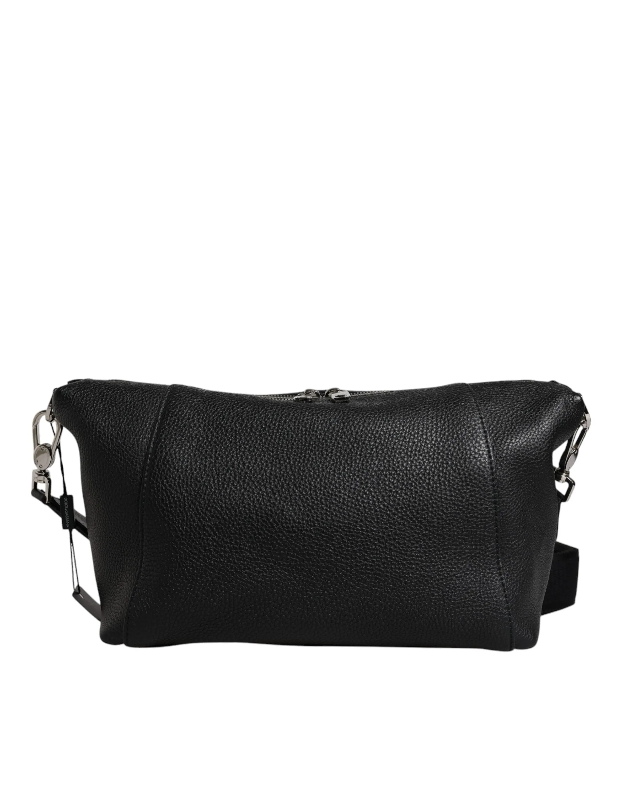 Dolce & Gabbana Leather Logo Plaque Shoulder Crossbody Men's Bag