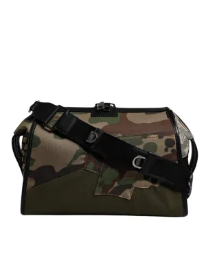 Dolce & Gabbana multi Camouflage Patchwork Crossbody Men's Bag