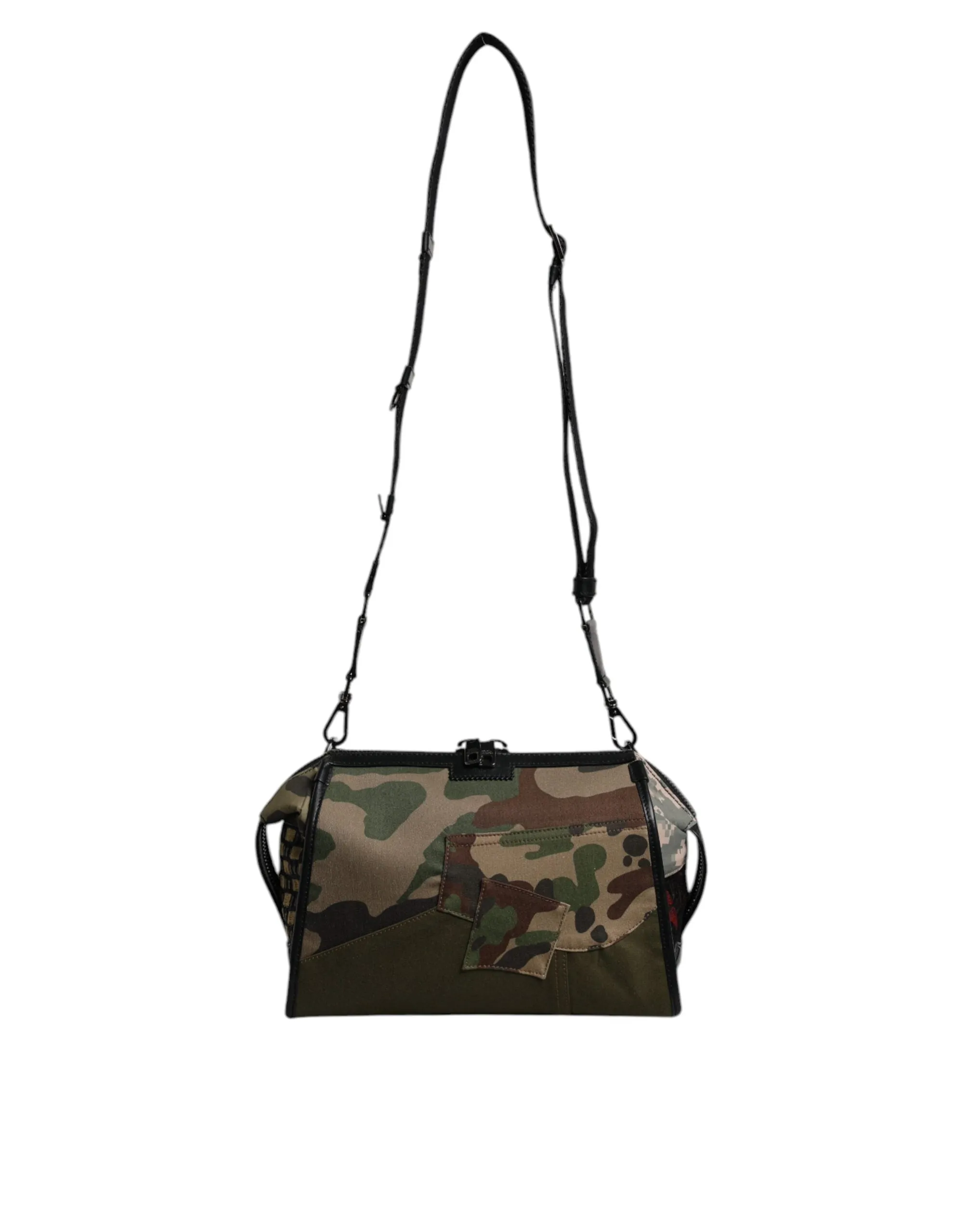 Dolce & Gabbana multi Camouflage Patchwork Crossbody Men's Bag