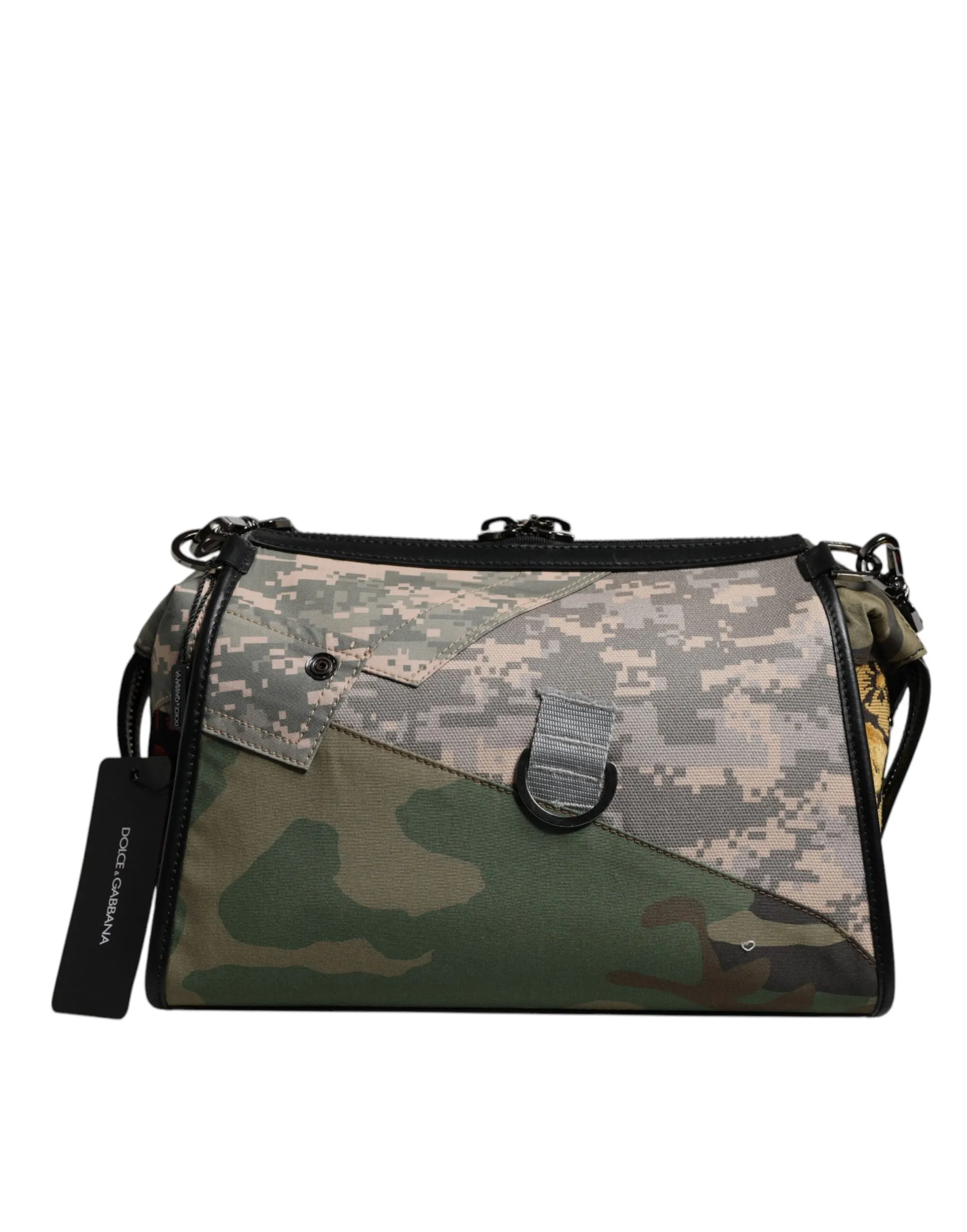 Dolce & Gabbana multi Camouflage Patchwork Crossbody Men's Bag