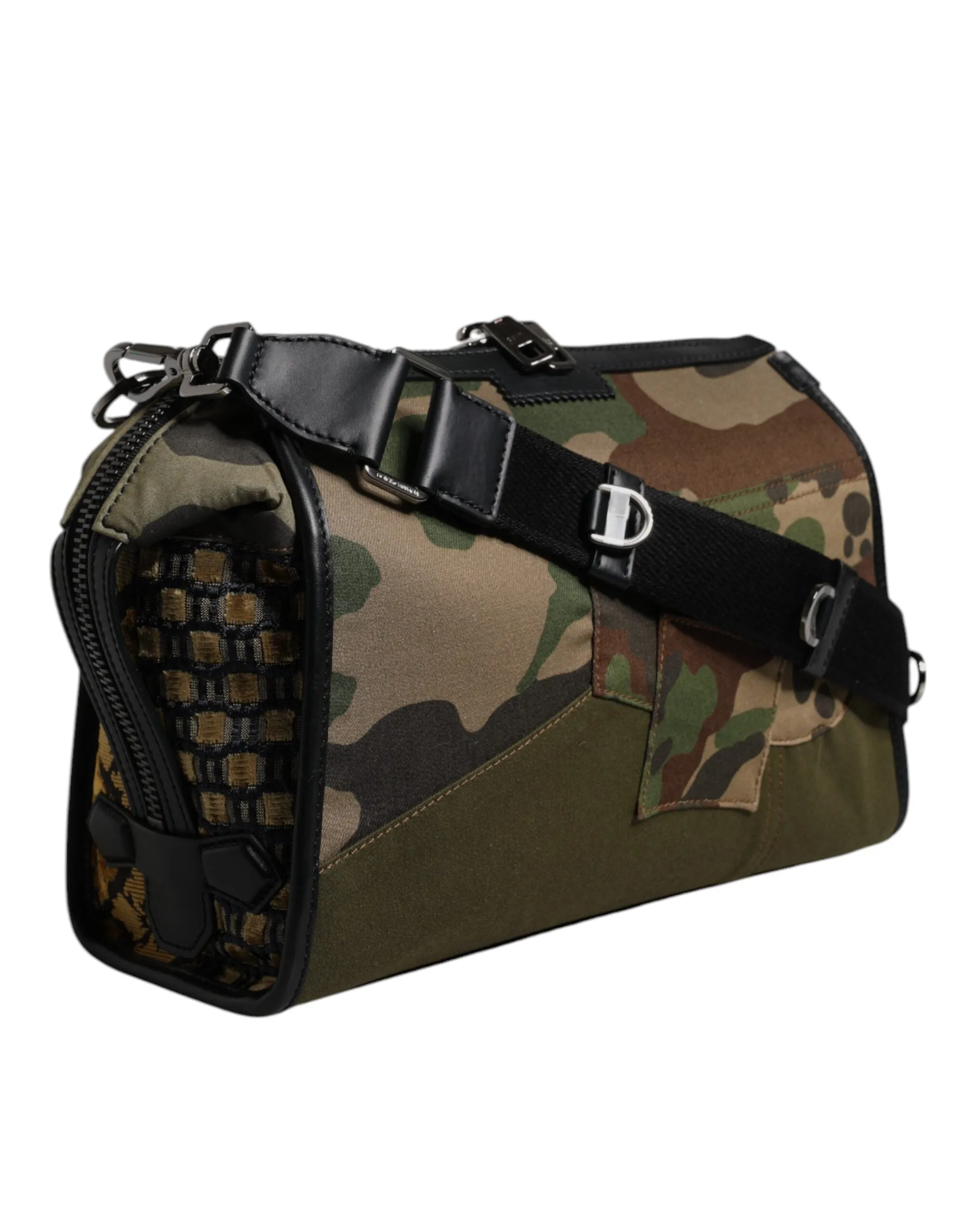 Dolce & Gabbana multi Camouflage Patchwork Crossbody Men's Bag
