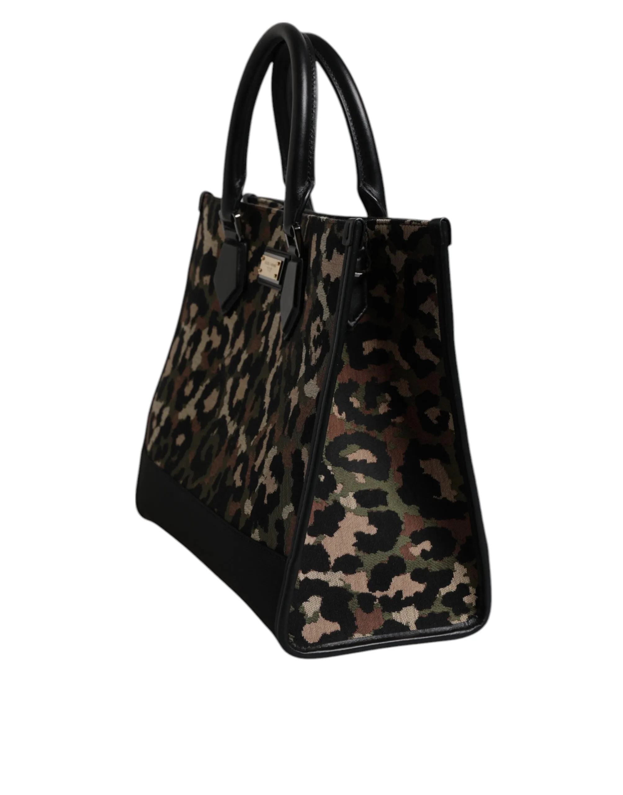 Dolce & Gabbana multi Leopard Shopping Tote Shoulder Men's Bag (Pre-Owned)