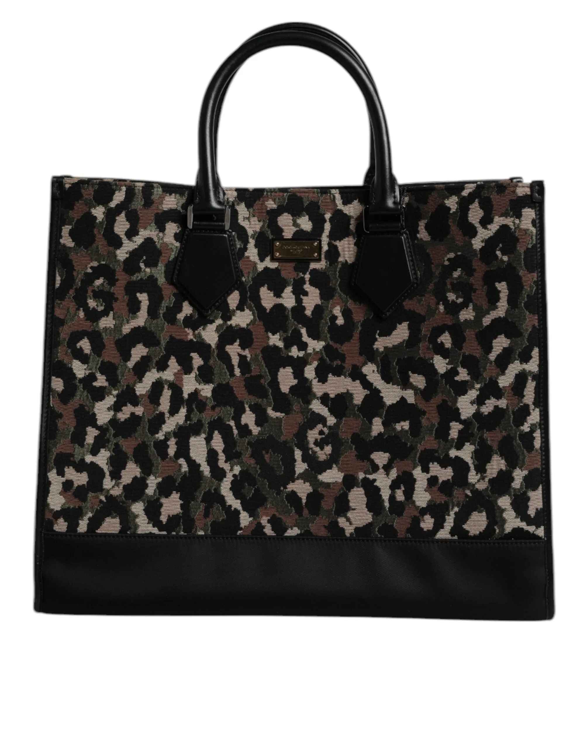 Dolce & Gabbana multi Leopard Shopping Tote Shoulder Men's Bag