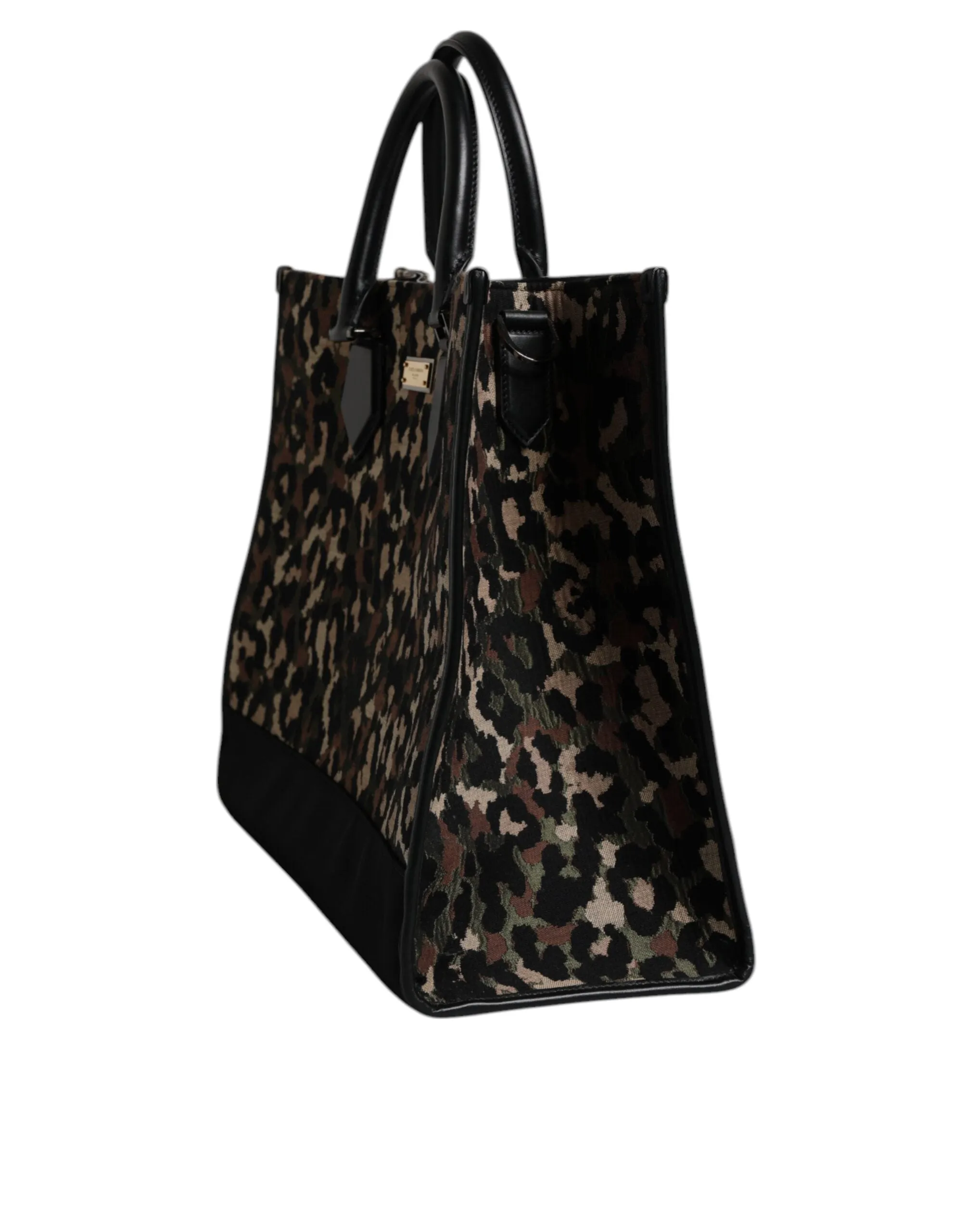Dolce & Gabbana multi Leopard Shopping Tote Shoulder Men's Bag