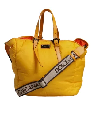 Dolce & Gabbana  Nylon Logo Plaque Hand Shoulder Duffle Men's Bag