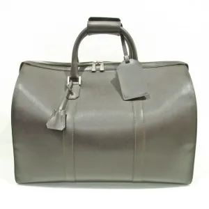 Dunhill Leather Boston Bag Handbag (Pre-Owned)