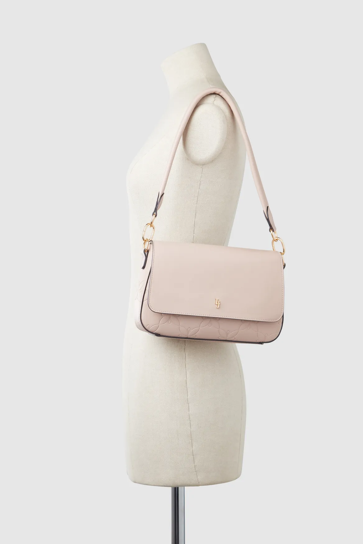 Embossed Shoulder Bag