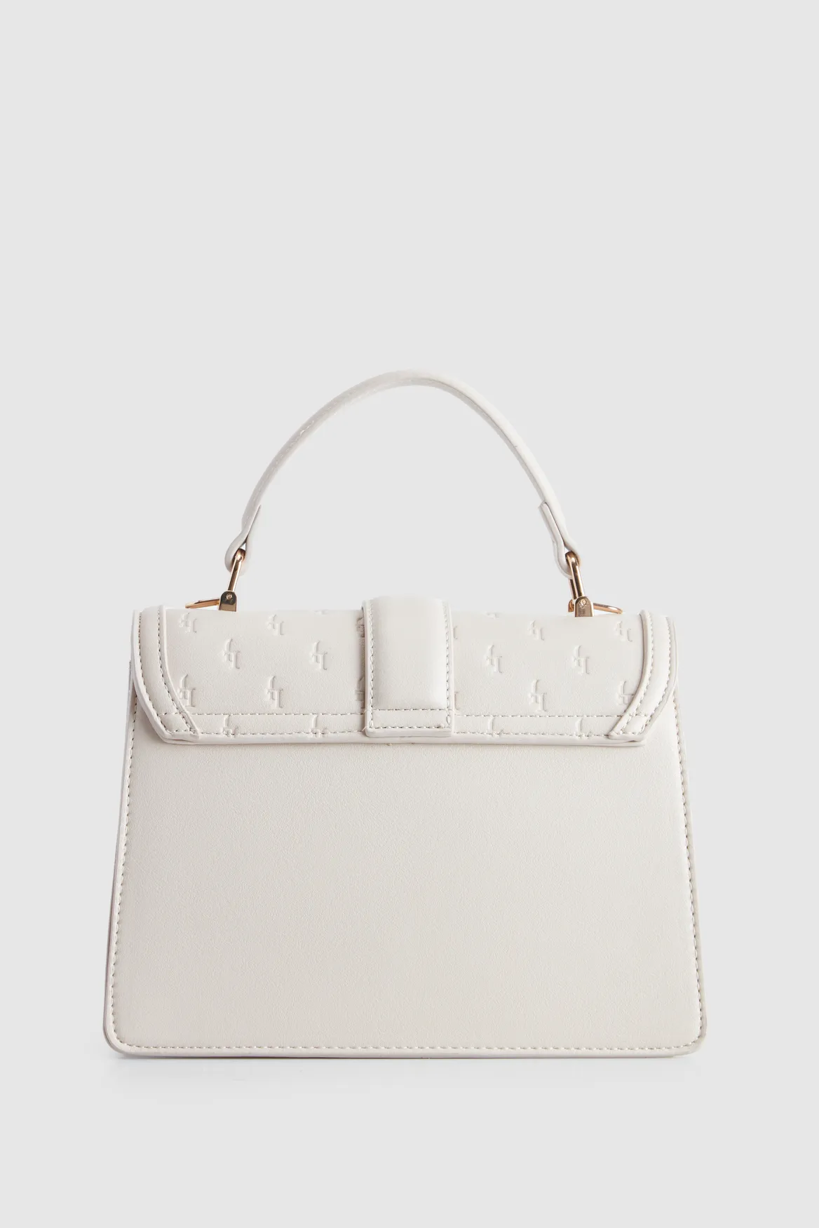 Embossed Top Handle Bag