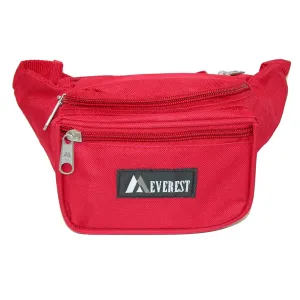 Fabric Multi Pocket Fanny Waist Pack