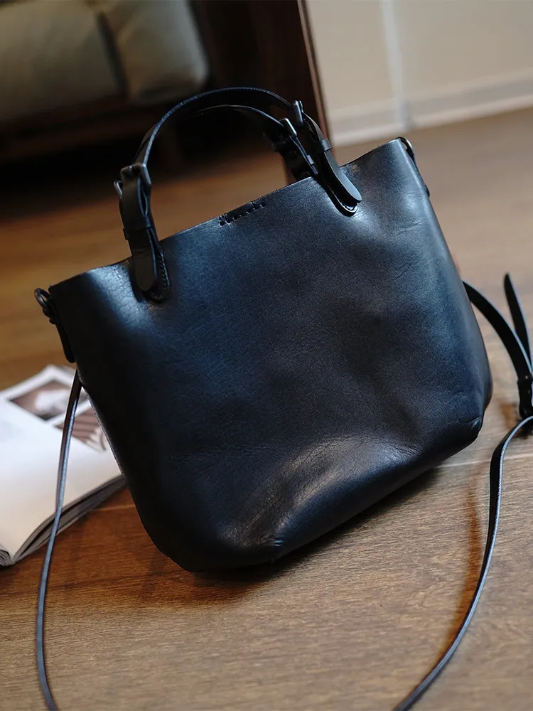 Fashion Classic Red Brown Leather Tote Handbag Women Square Tote Shoulder Bag for Women