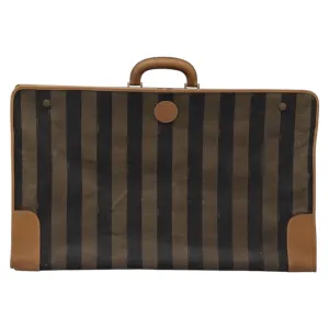 Fendi Pequin Canvas Travel Bag (Pre-Owned)