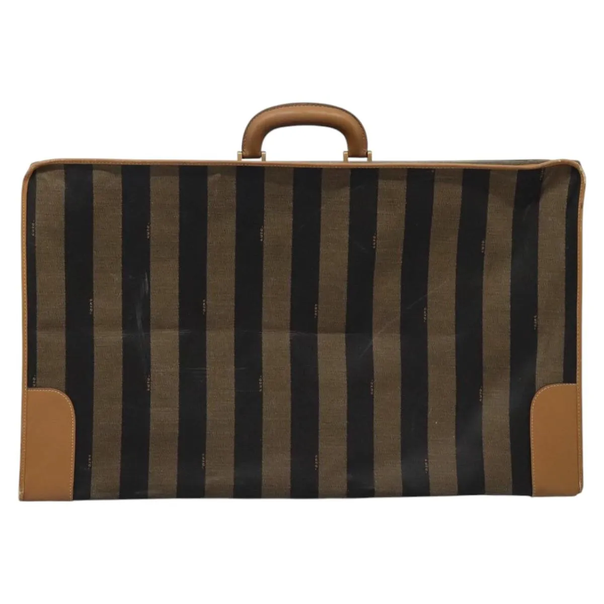 Fendi Pequin Canvas Travel Bag (Pre-Owned)