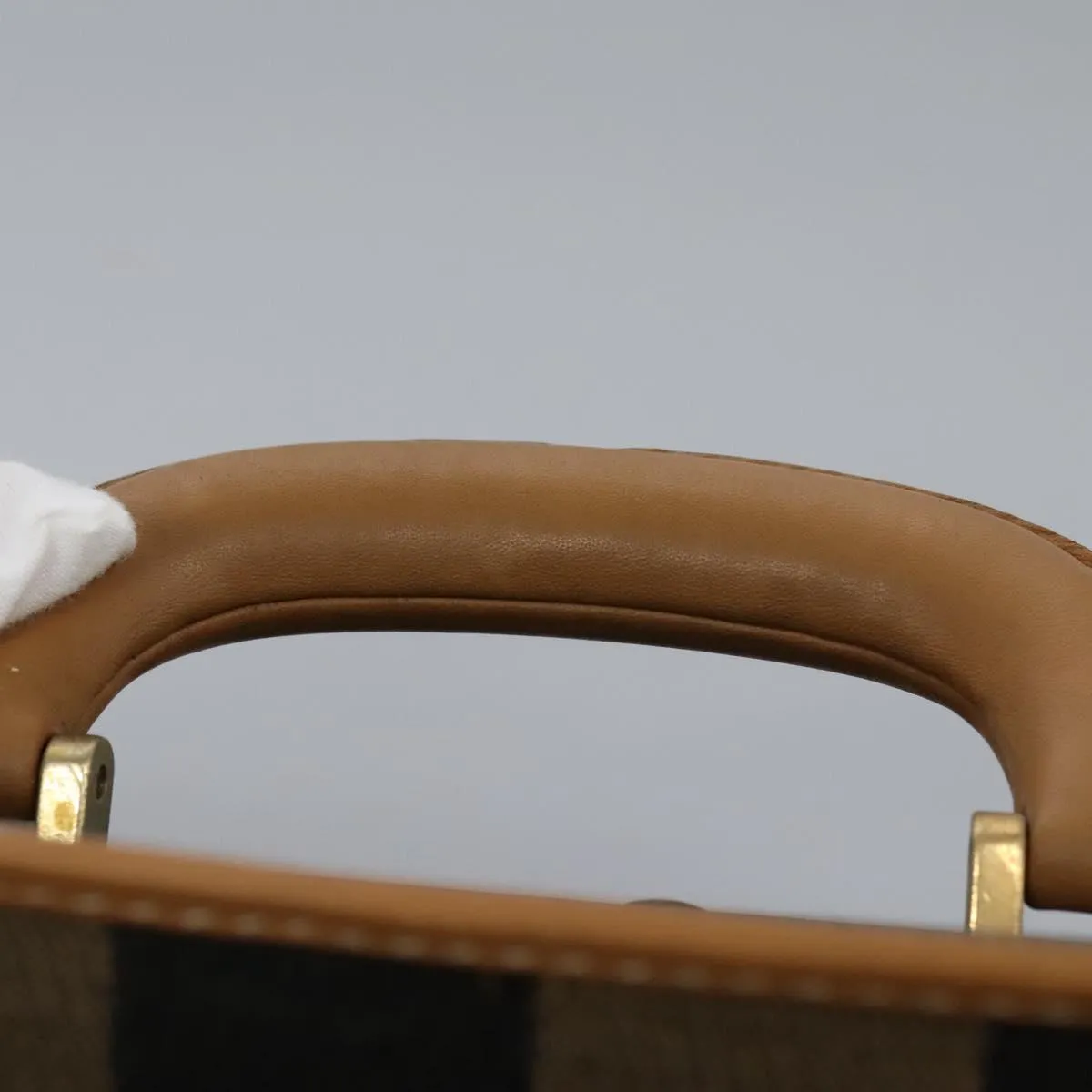 Fendi Pequin Canvas Travel Bag (Pre-Owned)