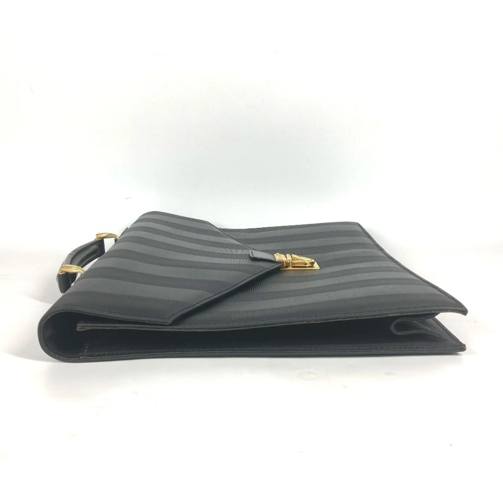 Fendi Pvc Briefcase Handbag (Pre-Owned)