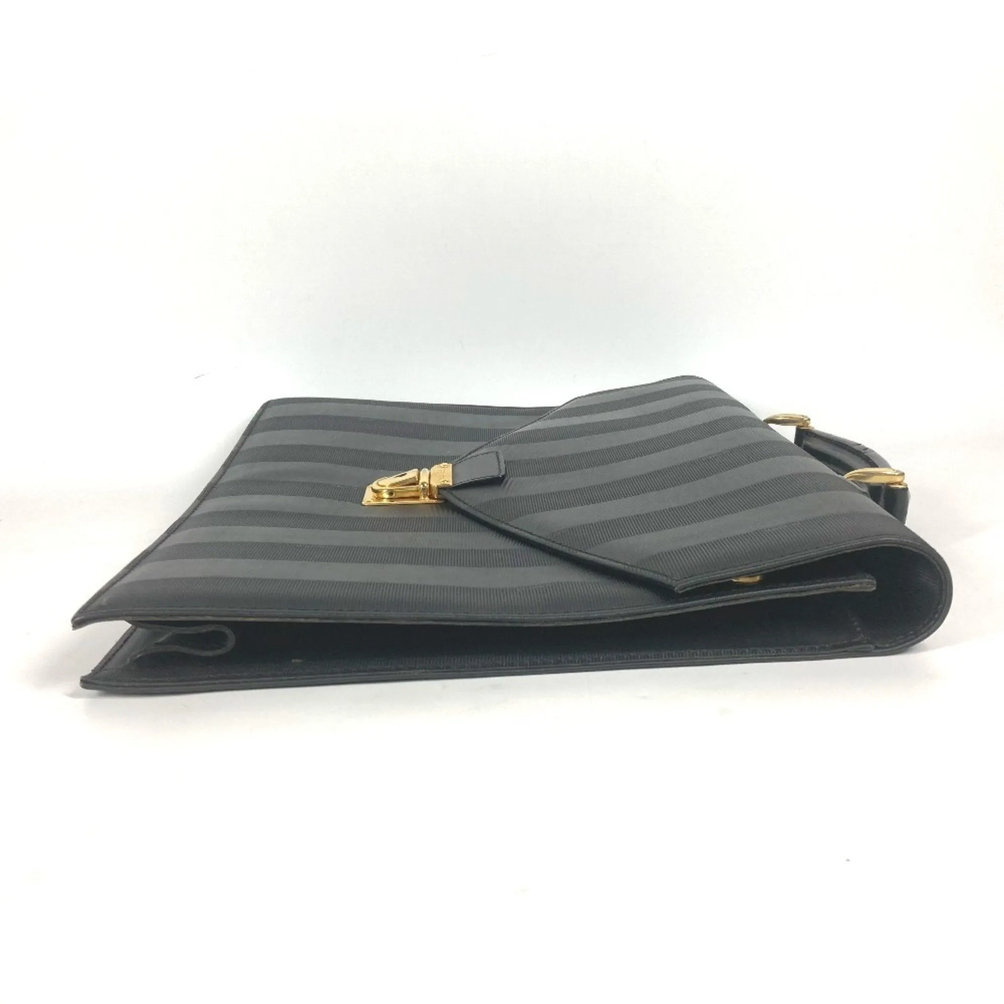 Fendi Pvc Briefcase Handbag (Pre-Owned)