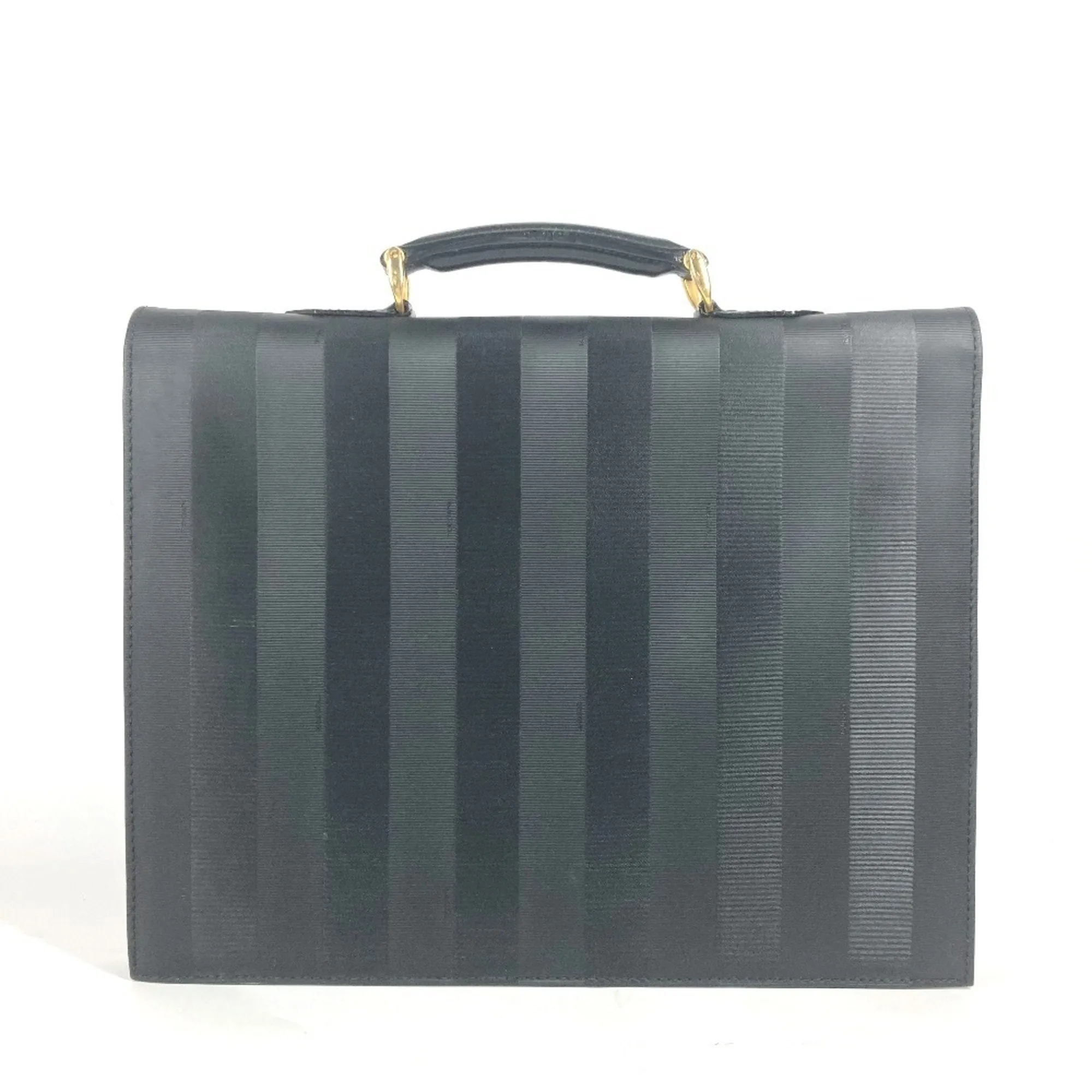 Fendi Pvc Briefcase Handbag (Pre-Owned)