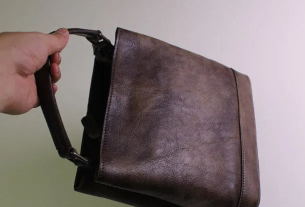 Genuine Leather bucket bag shoulder bag tote bag vintage for women leather crossbody bag