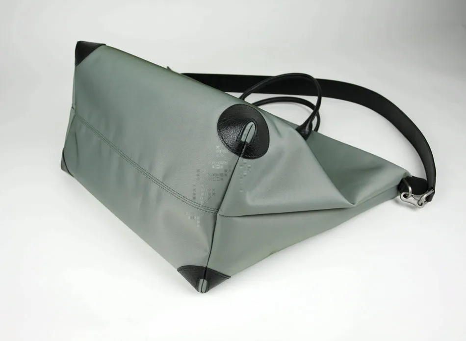Green Womens Nylon Shoulder Totes Green Womens Nylon Shoulder Handbag Nylon Handbag Purse for Ladies