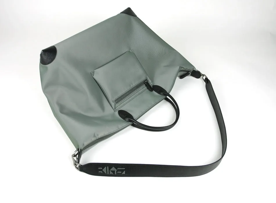 Green Womens Nylon Shoulder Totes Green Womens Nylon Shoulder Handbag Nylon Handbag Purse for Ladies