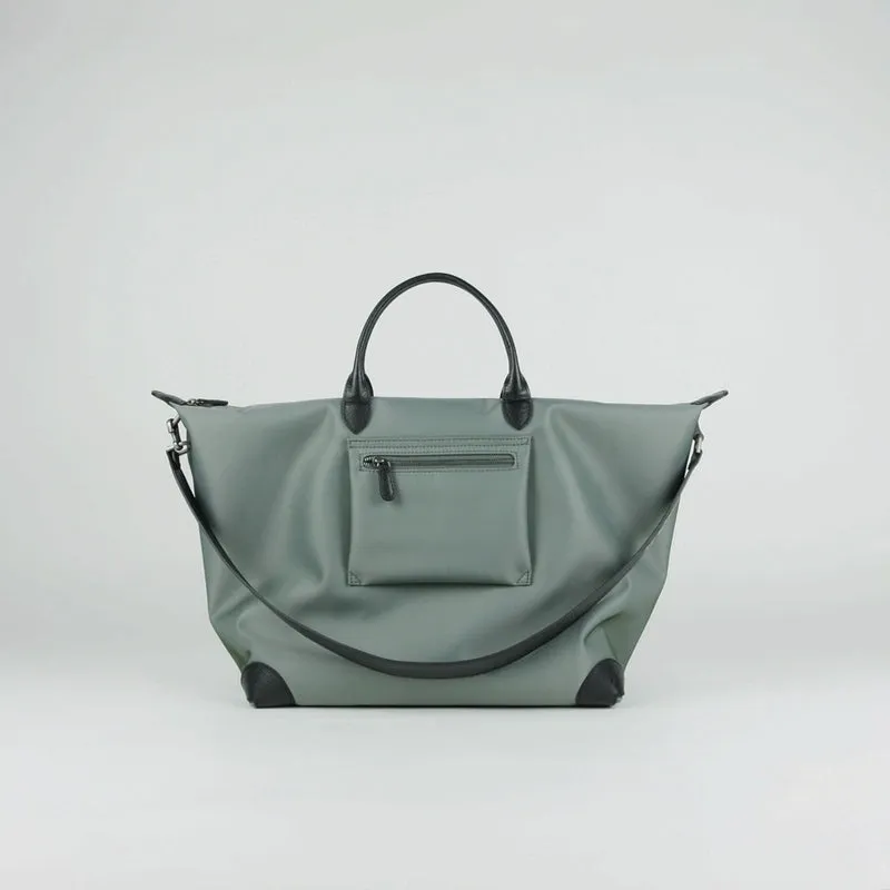 Green Womens Nylon Shoulder Totes Green Womens Nylon Shoulder Handbag Nylon Handbag Purse for Ladies