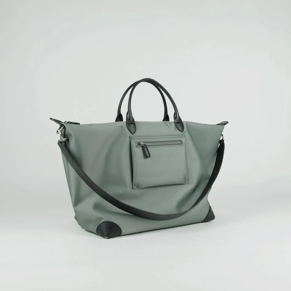 Green Womens Nylon Shoulder Totes Green Womens Nylon Shoulder Handbag Nylon Handbag Purse for Ladies