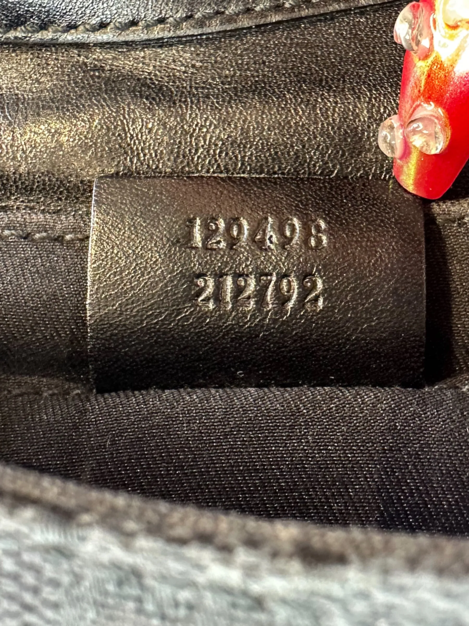 Gucci Black Monogram Canvas Horsebit Mini Shoulder Bag