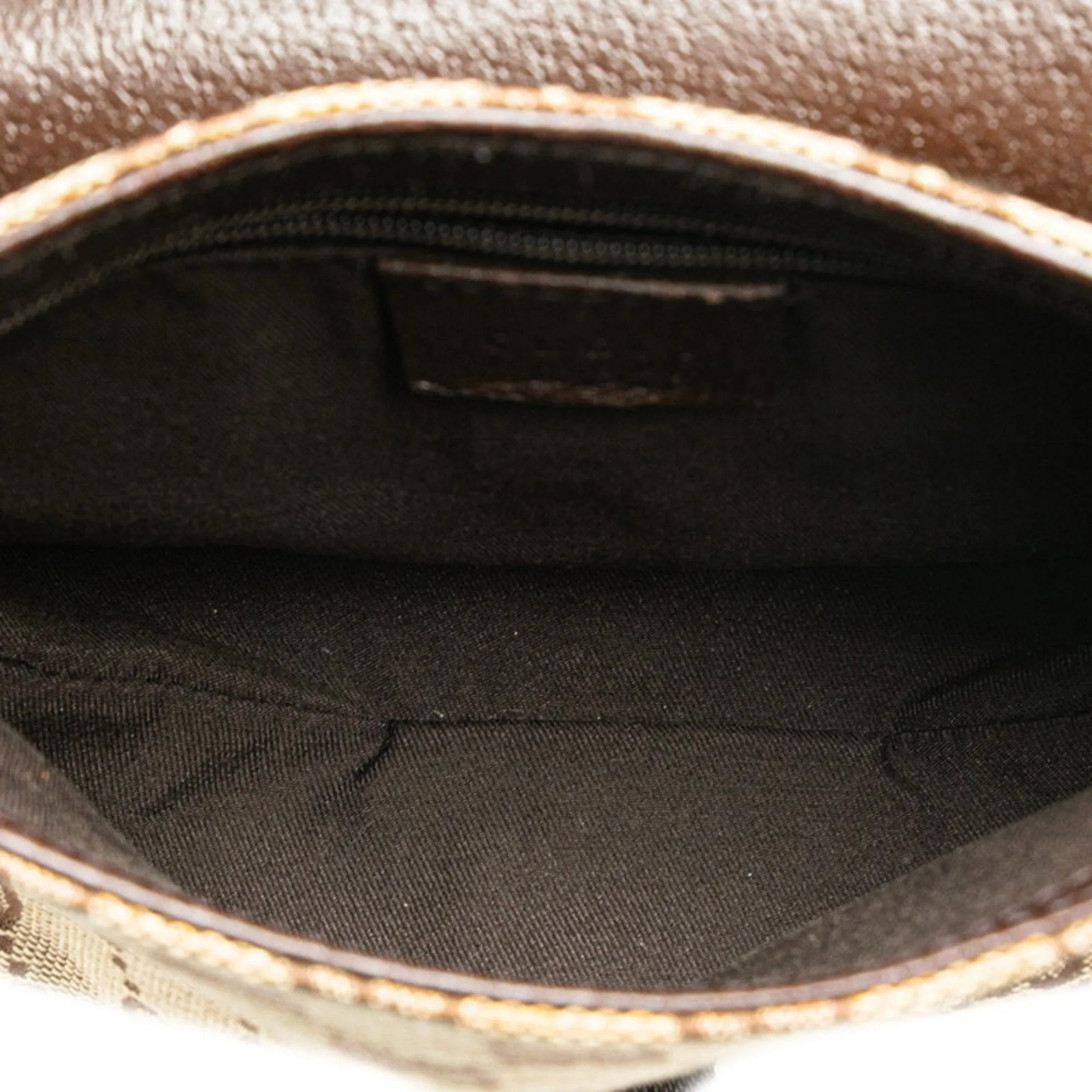 Gucci  Canvas Leather Fanny Pack (Pre-Owned)