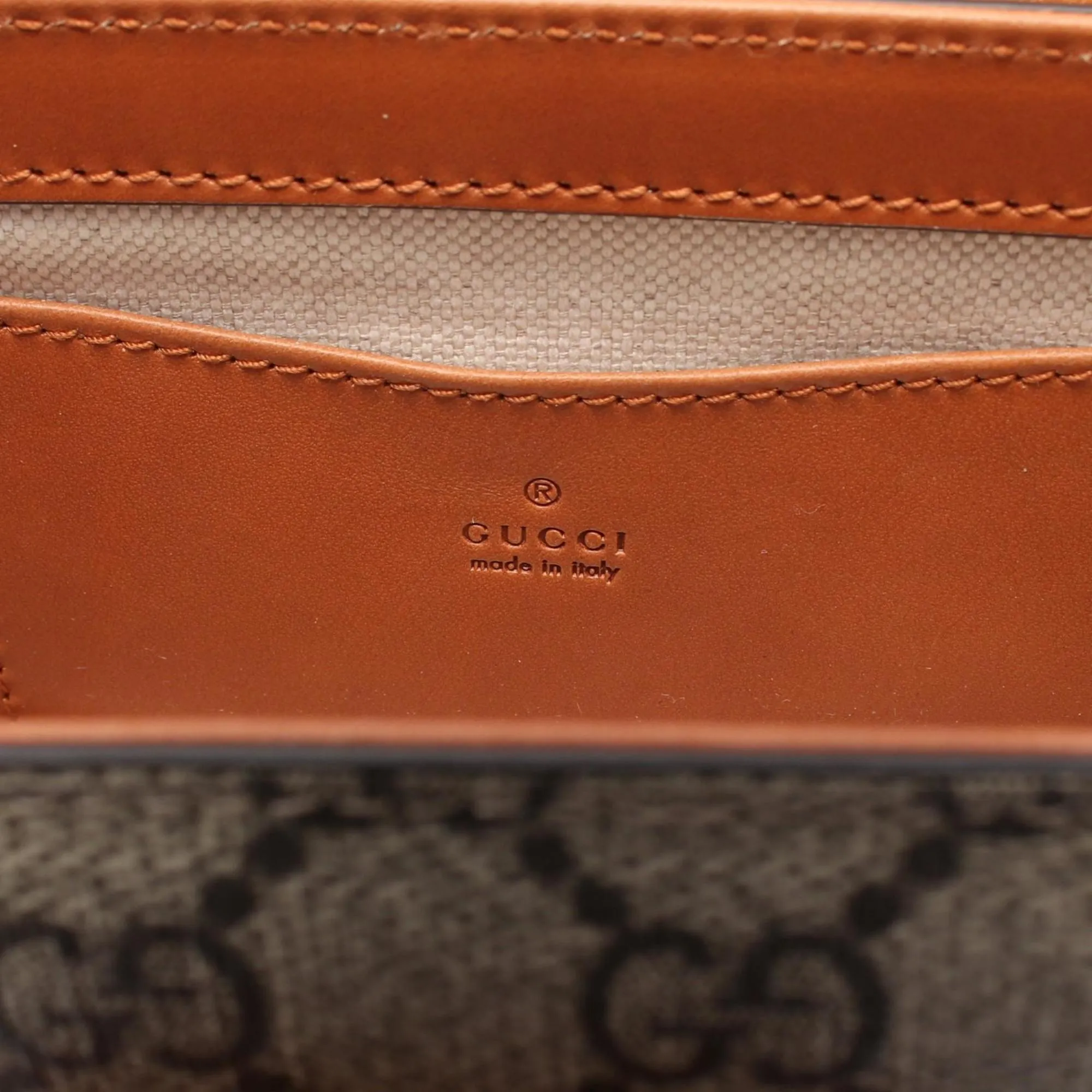 Gucci  Coated Canvas Leather Fanny Pack (Pre-Owned)