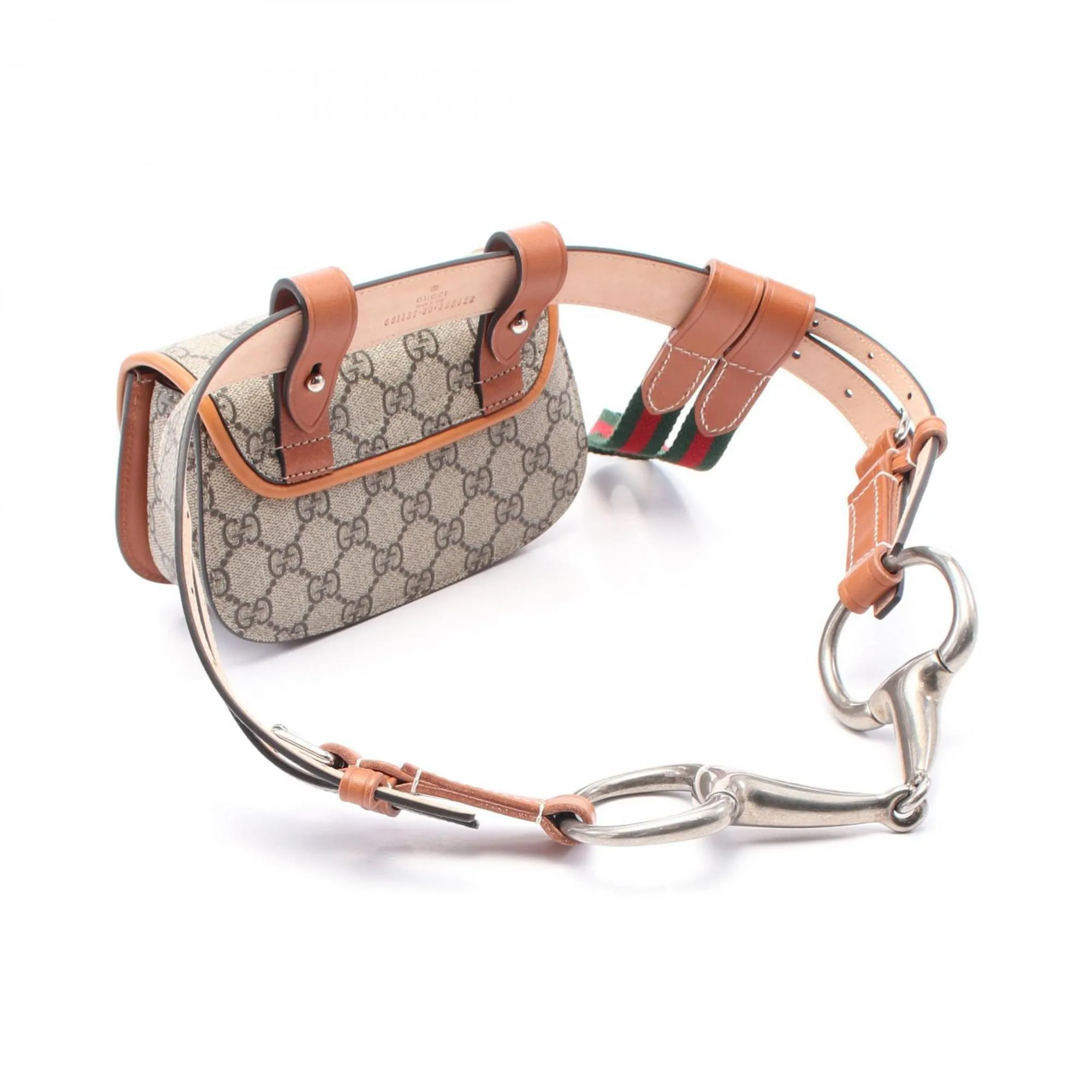 Gucci  Coated Canvas Leather Fanny Pack (Pre-Owned)
