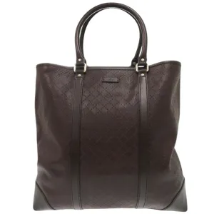 Gucci Leather Tote Bag (Pre-Owned)
