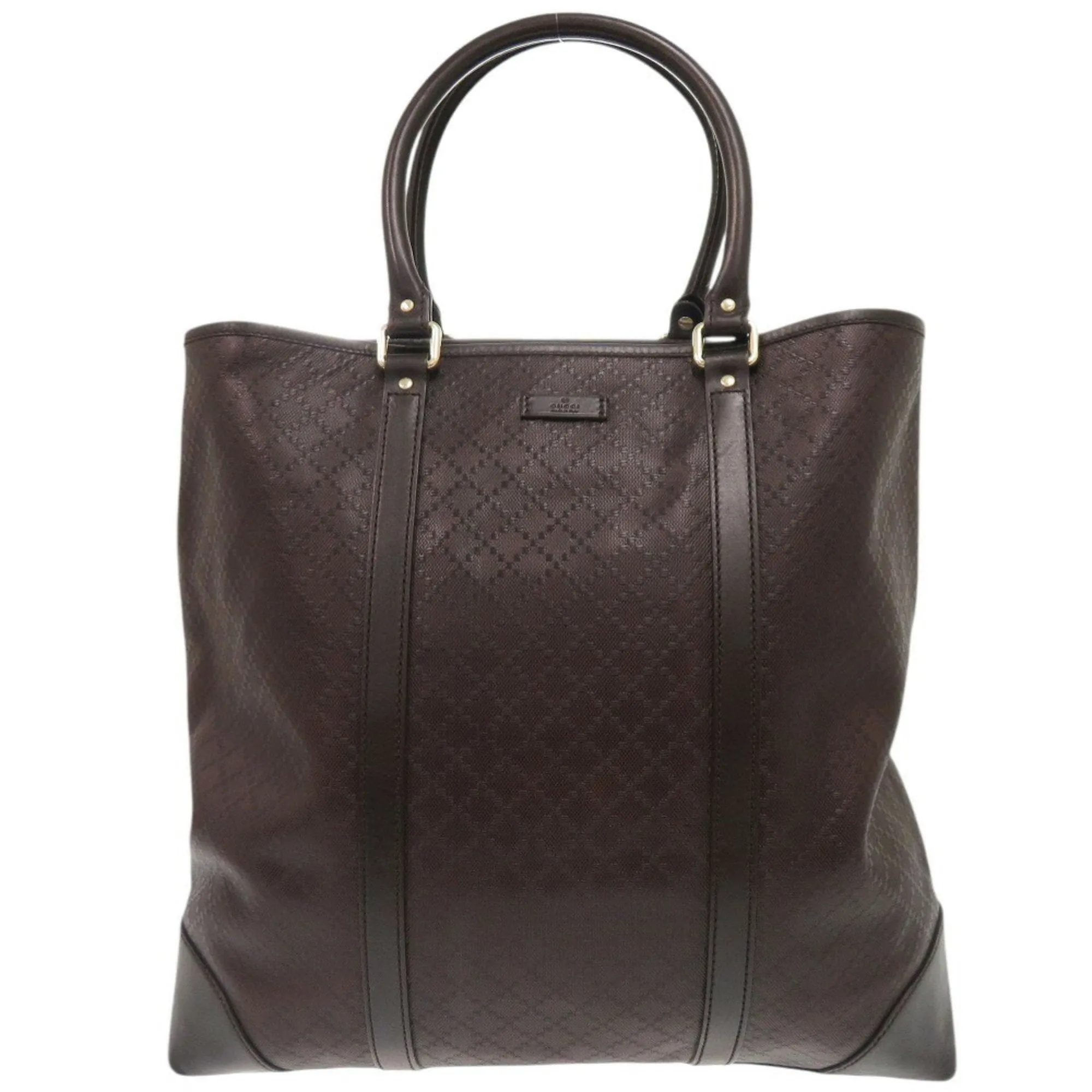 Gucci Leather Tote Bag (Pre-Owned)