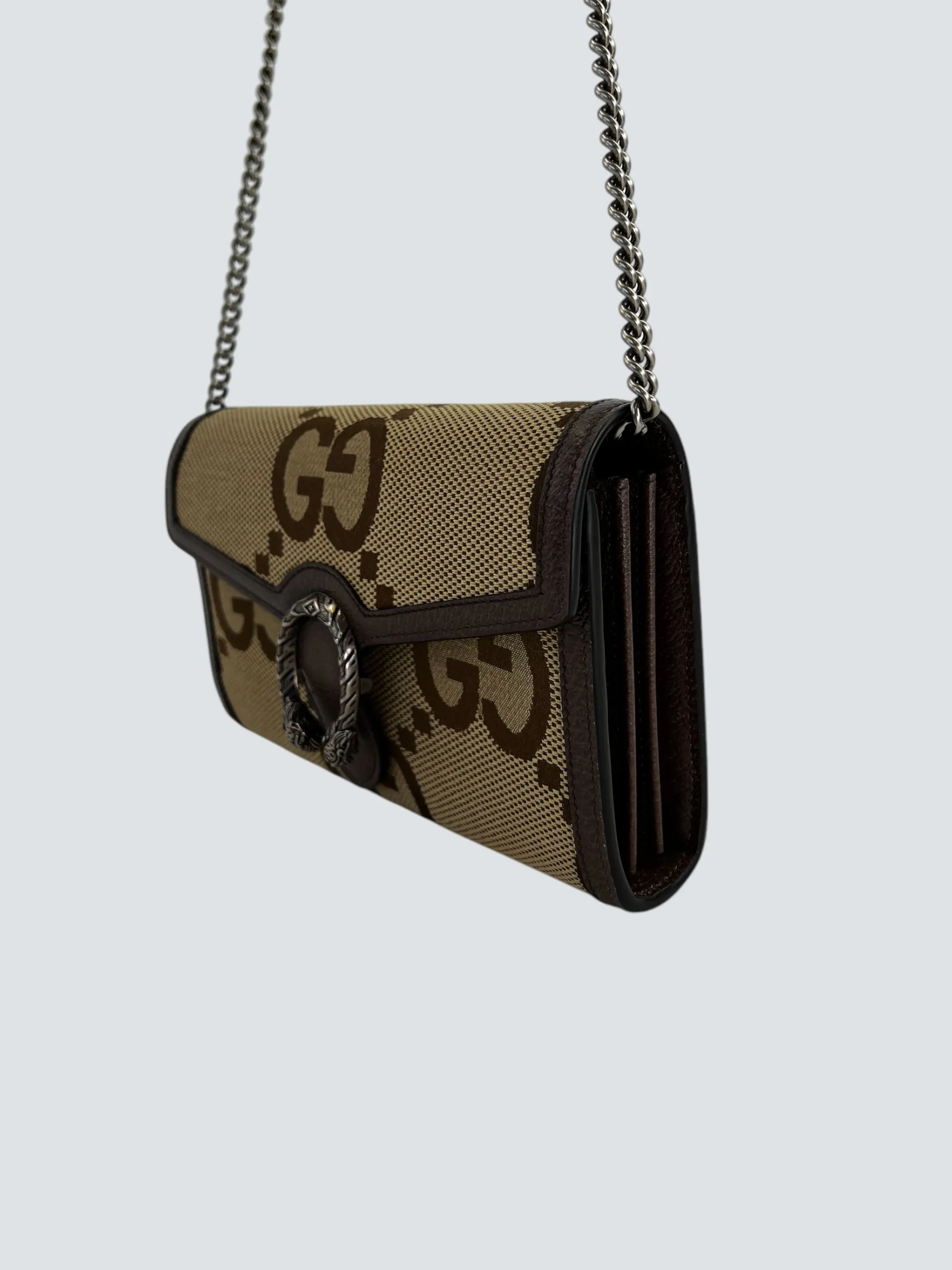 Gucci Monogram Canvas Dionysus Crossbody